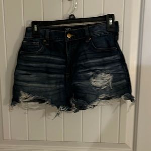 NoBo Sz 7 high waisted jean shorts